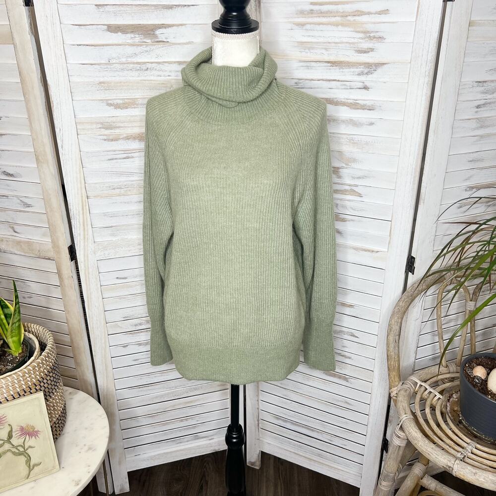 Quince Olive Green Turtleneck Sweater - Picture 16 of 16